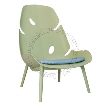 Lagoon - Monstera Outdoor Lounge Chair Green